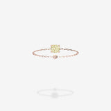 18K Rose Gold-Cushion