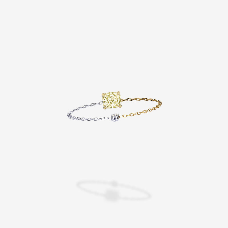 Cattina Ring - Canary Diamond