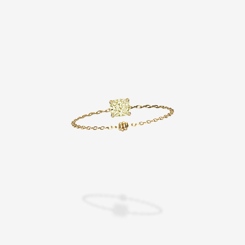 Cattina Ring - Canary Diamond