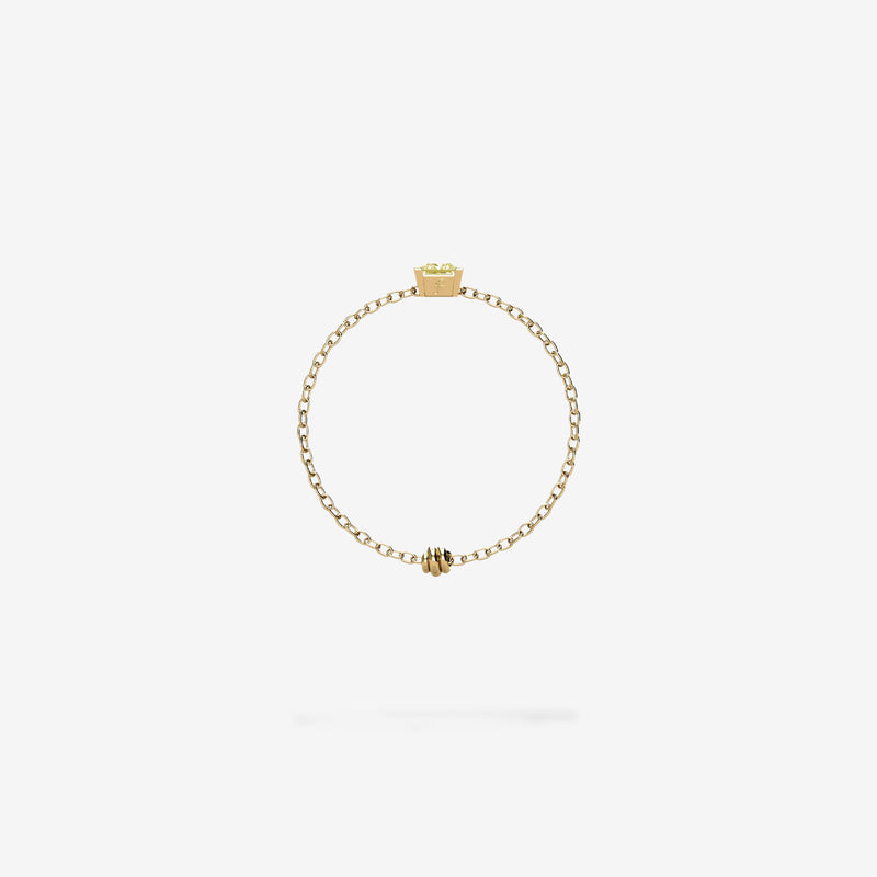 Cattina Ring - Canary Diamond