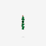 18K Rose Gold-Emeralds