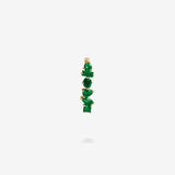 18K Yellow Gold-Emeralds