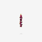 18K Yellow Gold-Rubies