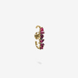 18K Yellow Gold-Rubies