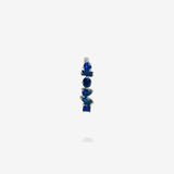 18K White Gold-Sapphires