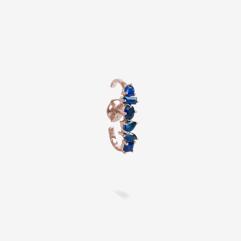 18K Rose Gold-Sapphires