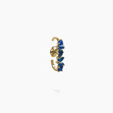 18K Yellow Gold-Sapphires
