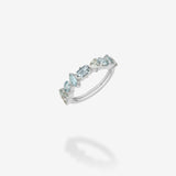 Dancing Ring - Aquamarines