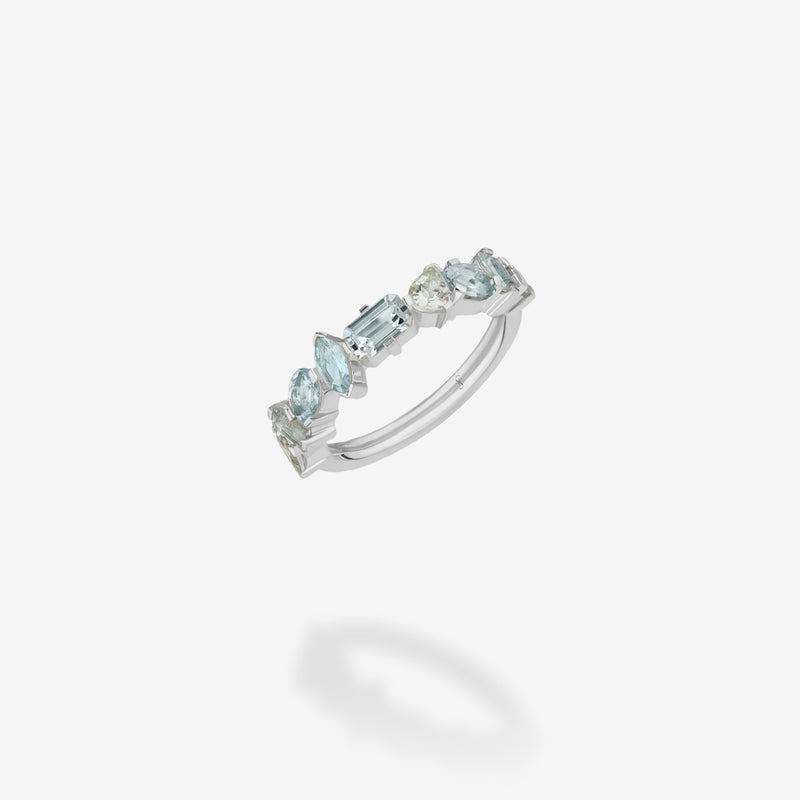 Dancing Ring - Aquamarines