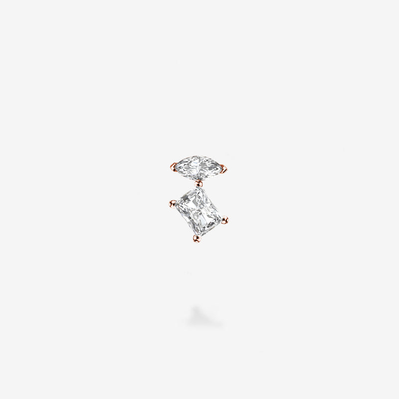 18K Rose Gold-Marquee & Radiant