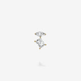 18K Yellow Gold-Marquee & Radiant