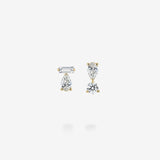 18K Yellow Gold-with Baguette