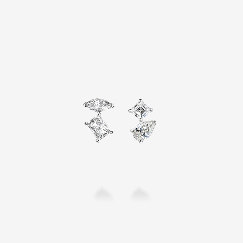 18K White Gold-with Radiant