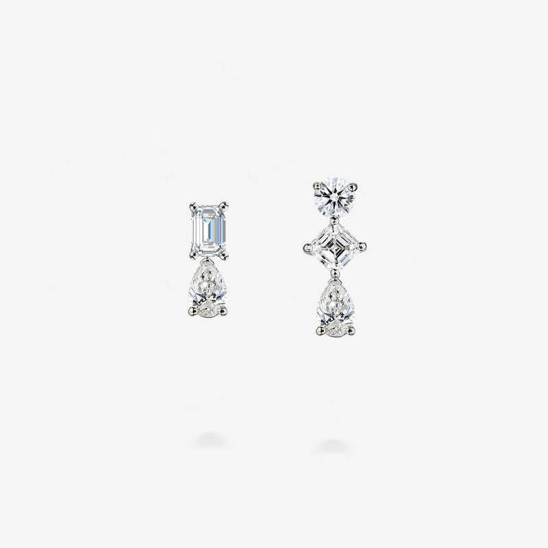 18K White Gold-with round