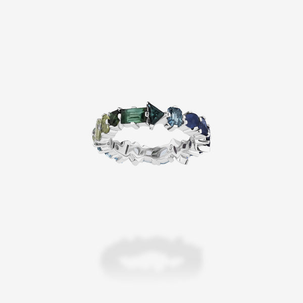 18K White Gold
