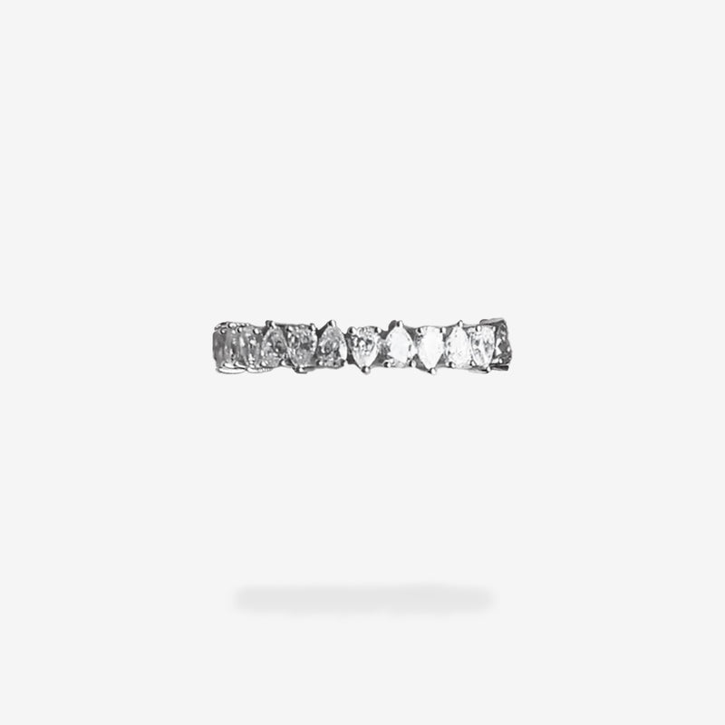 18K White Gold-Diamonds