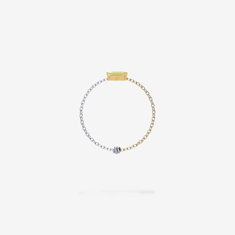 Cattina Ring - Canary Diamond