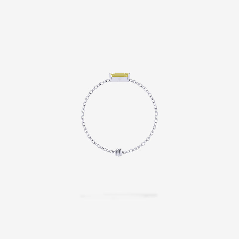 Cattina Ring - Canary Diamond