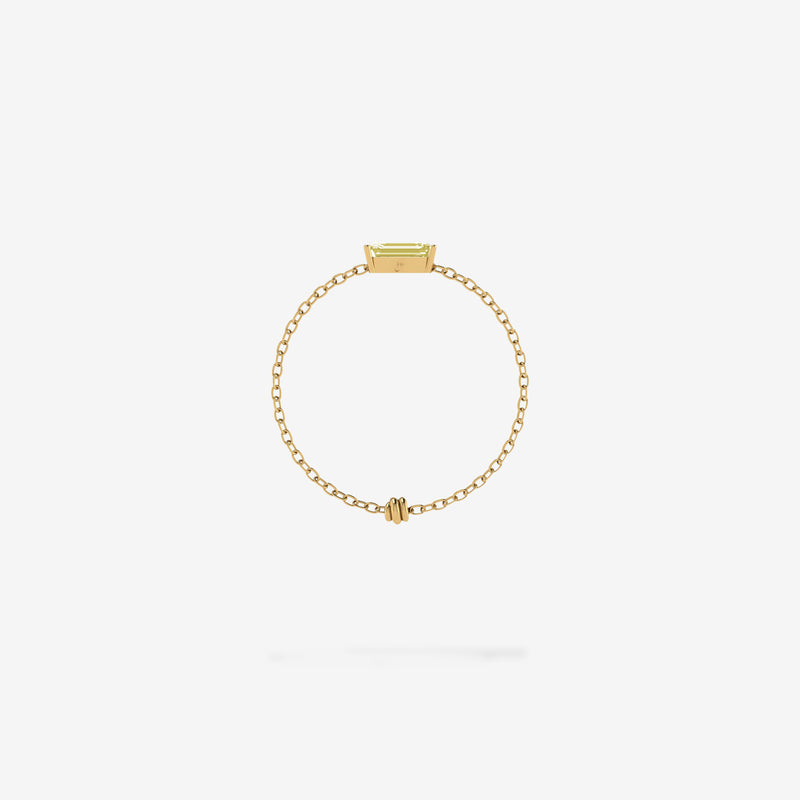 Cattina Ring - Canary Diamond