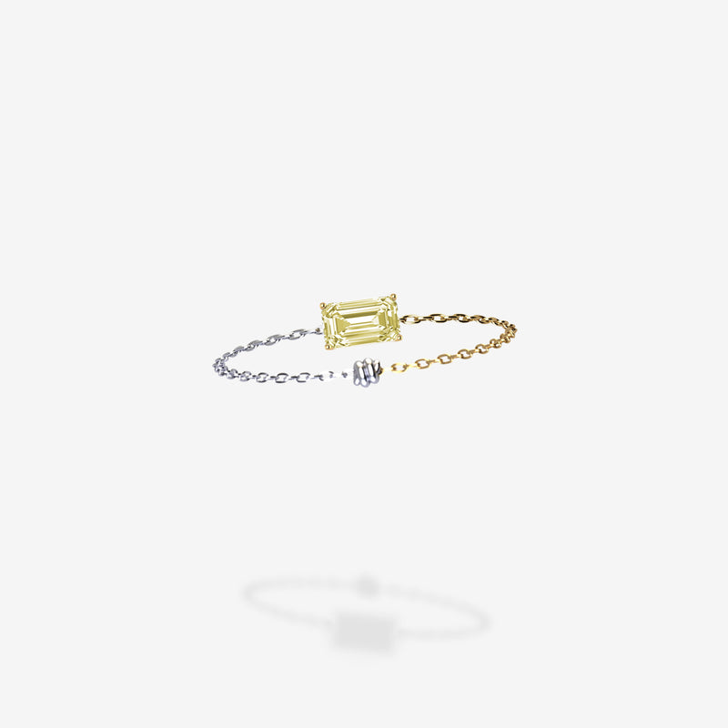 Cattina Ring - Canary Diamond