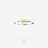 18K White/Yellow Gold-Emerald