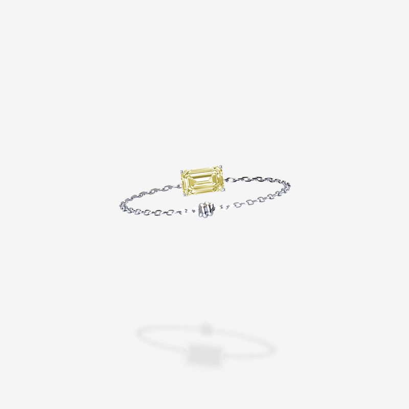 Cattina Ring - Canary Diamond