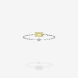 18K White Gold-Emerald