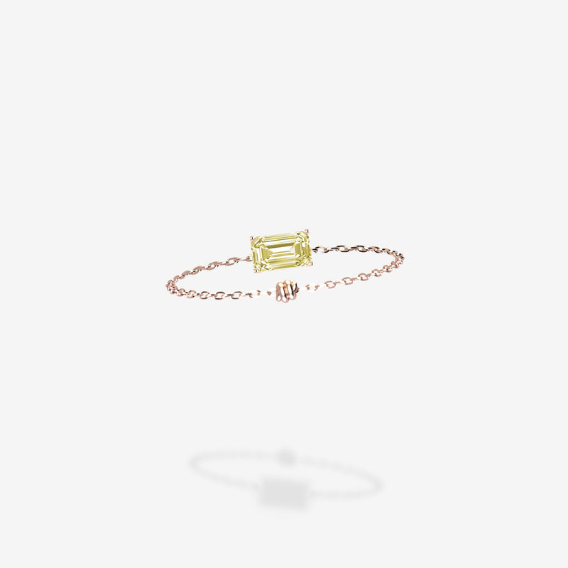 Cattina Ring - Canary Diamond
