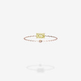 18K Rose Gold-Emerald