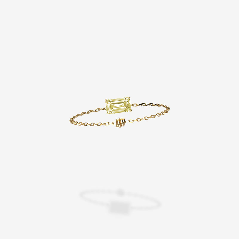 Cattina Ring - Canary Diamond