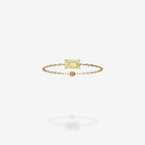 18K Yellow Gold-Emerald