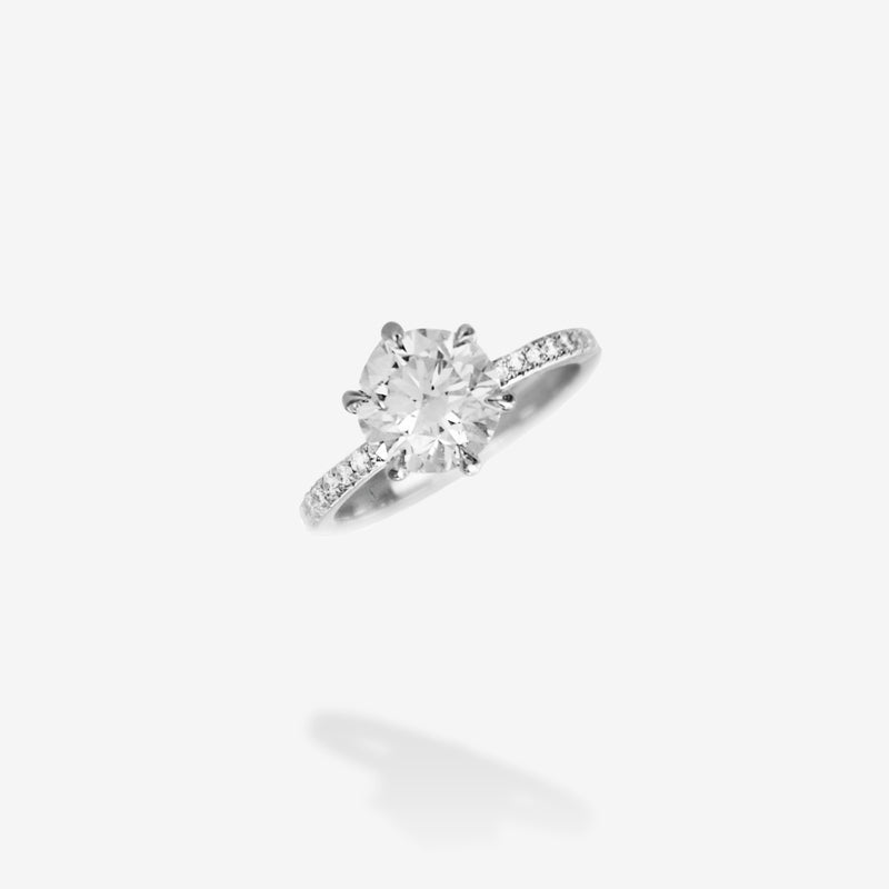 18K White Gold