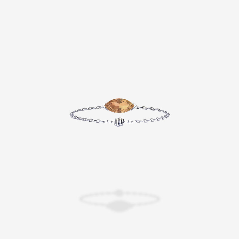 18K White Gold-Marquee