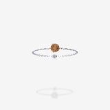 18K White Gold-Round