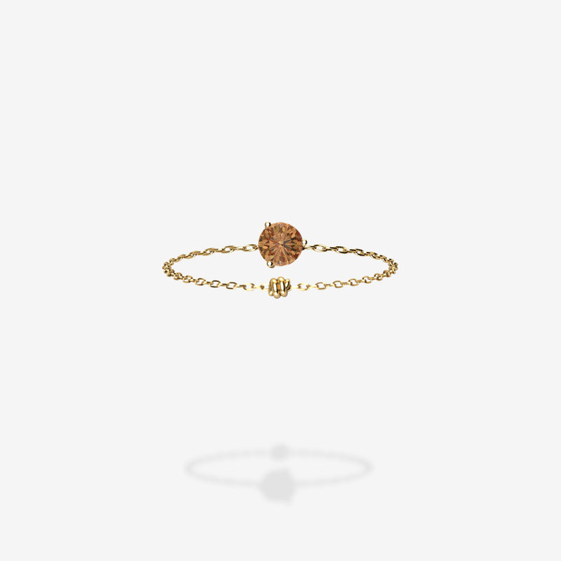 18K Yellow Gold-Round