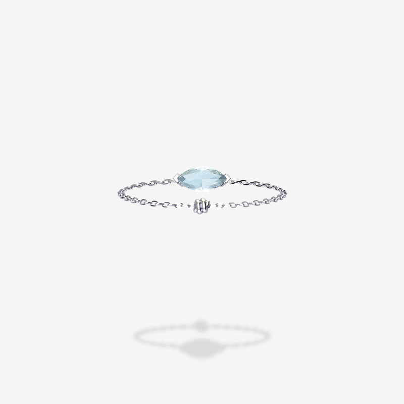 18K White Gold-Marquee