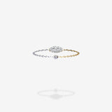 18K White Gold & Yellow Gold-Marquee