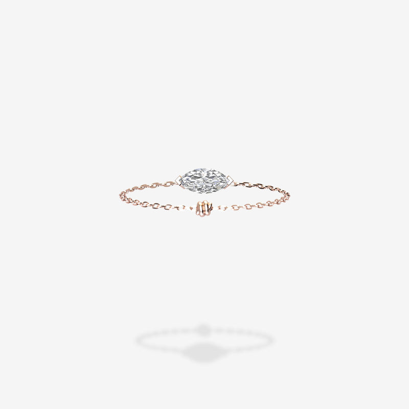 18K Rose Gold-Marquee