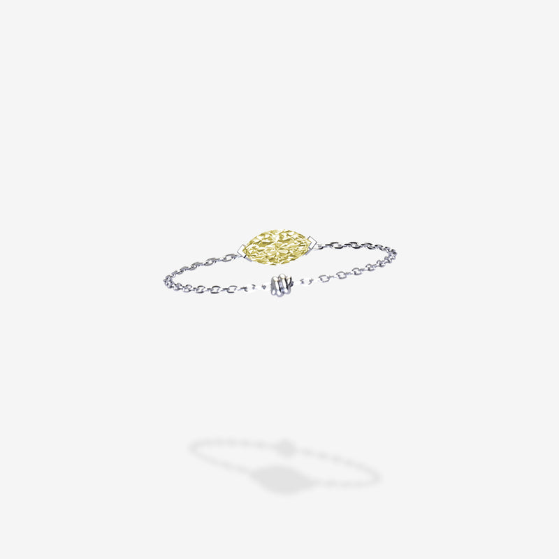Cattina Ring - Canary Diamond