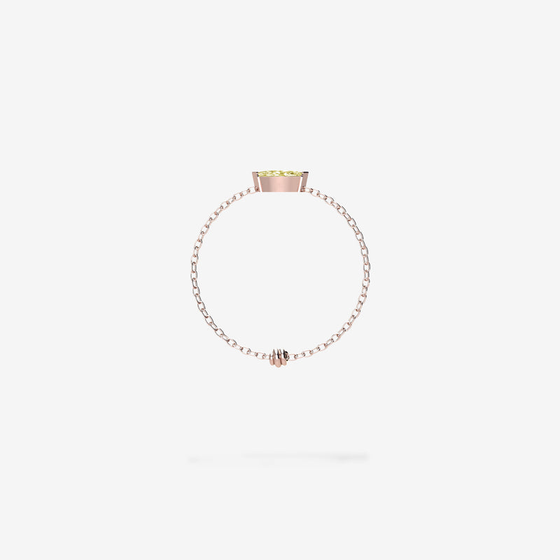 Cattina Ring - Canary Diamond