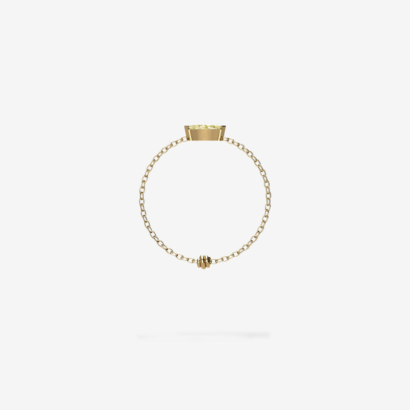 Cattina Ring - Canary Diamond
