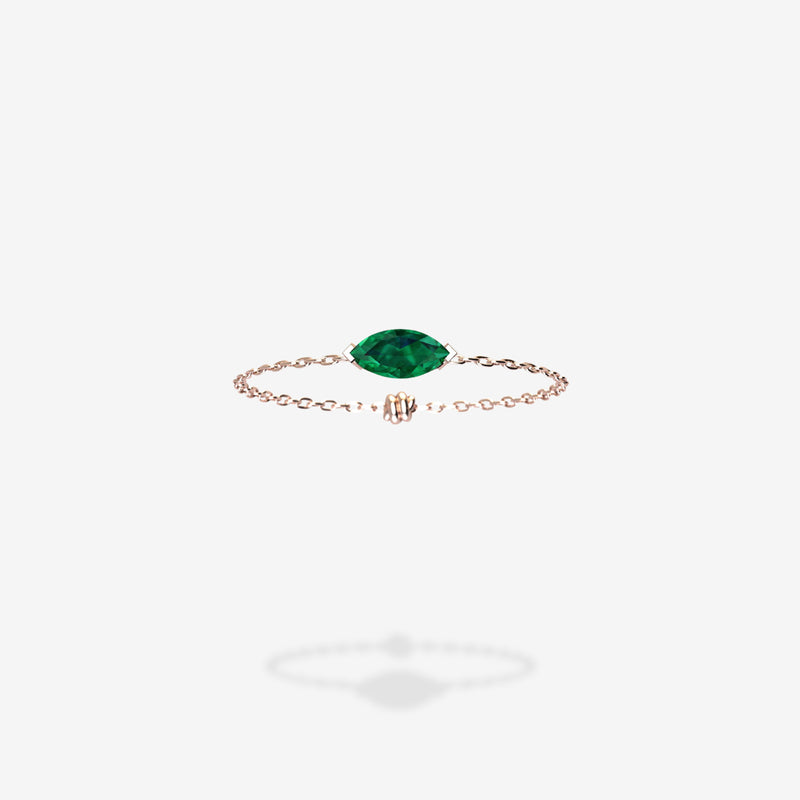 18K Rose Gold-Marquee