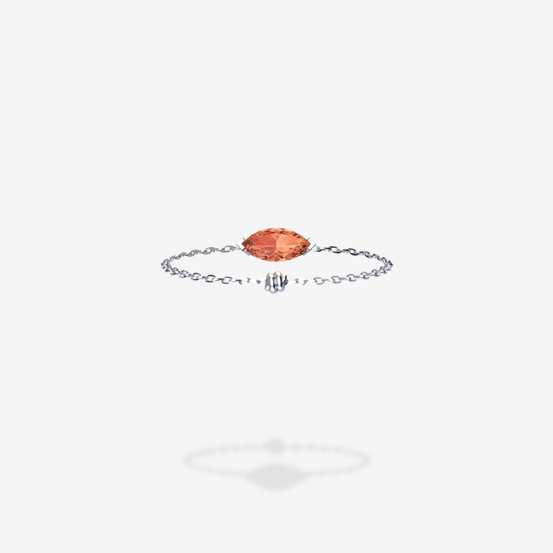 18K White Gold-Marquee