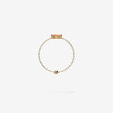Cattina Ring - Orange Sapphire