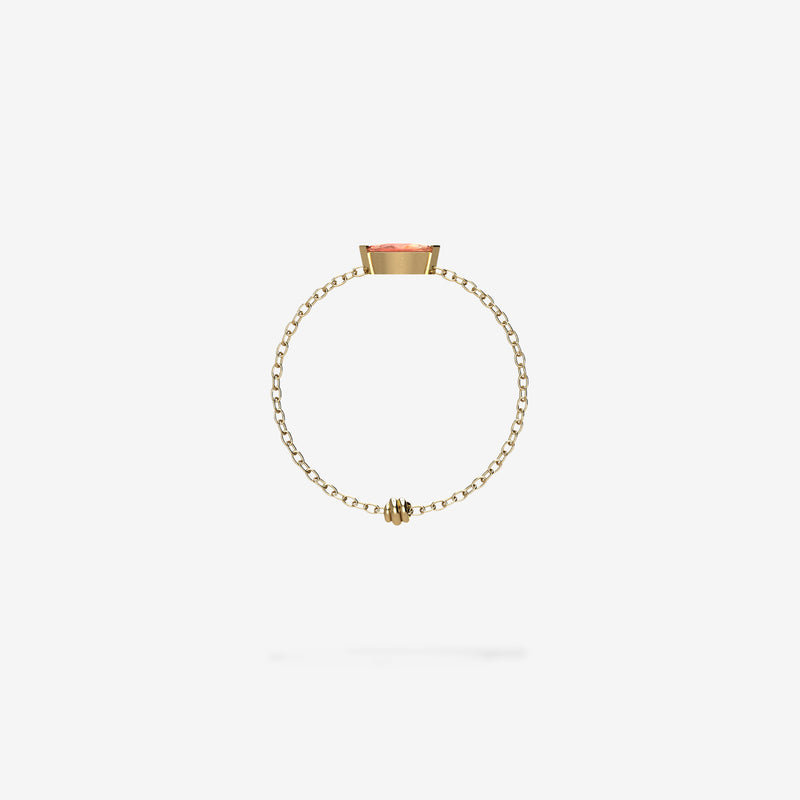 Cattina Ring - Orange Sapphire