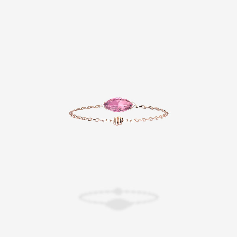18K Rose Gold-Marquee