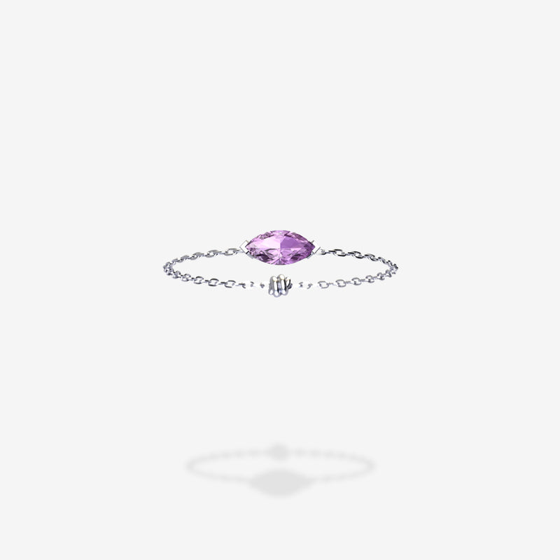18K White Gold-Marquee