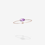 Cattina Ring - Purple Sapphire
