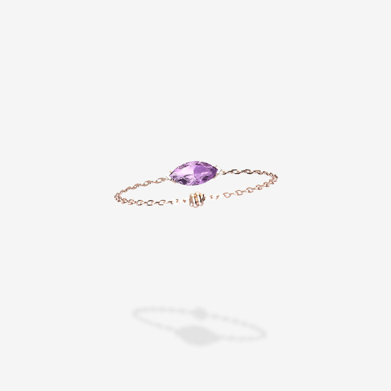 Cattina Ring - Purple Sapphire