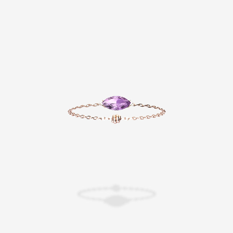 18K Rose Gold-Marquee